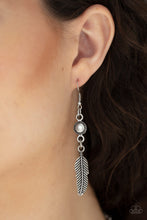 Load image into Gallery viewer, Fierce In Feathers Silver Necklace Paparazzi Accessories