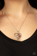 Load image into Gallery viewer, Cupid Charm Red Necklace Paparazzi Accessories