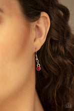 Load image into Gallery viewer, Cupid Charm Red Necklace Paparazzi Accessories