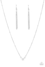 Load image into Gallery viewer, Heartbeat Bling White Necklace Paparazzi Accessories