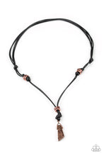 Load image into Gallery viewer, Midnight Meteorite Copper Urban Necklace Paparazzi Accessories