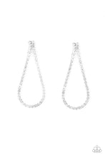 Load image into Gallery viewer, Diamond Drops - White Earring Paparazzi Accessories