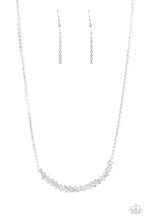 Load image into Gallery viewer, Glamour Glow White Necklace Paparazzi Accessories