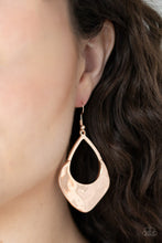 Load image into Gallery viewer, Dig Your Heels In Rose Gold Earrings Paparazzi Accessories