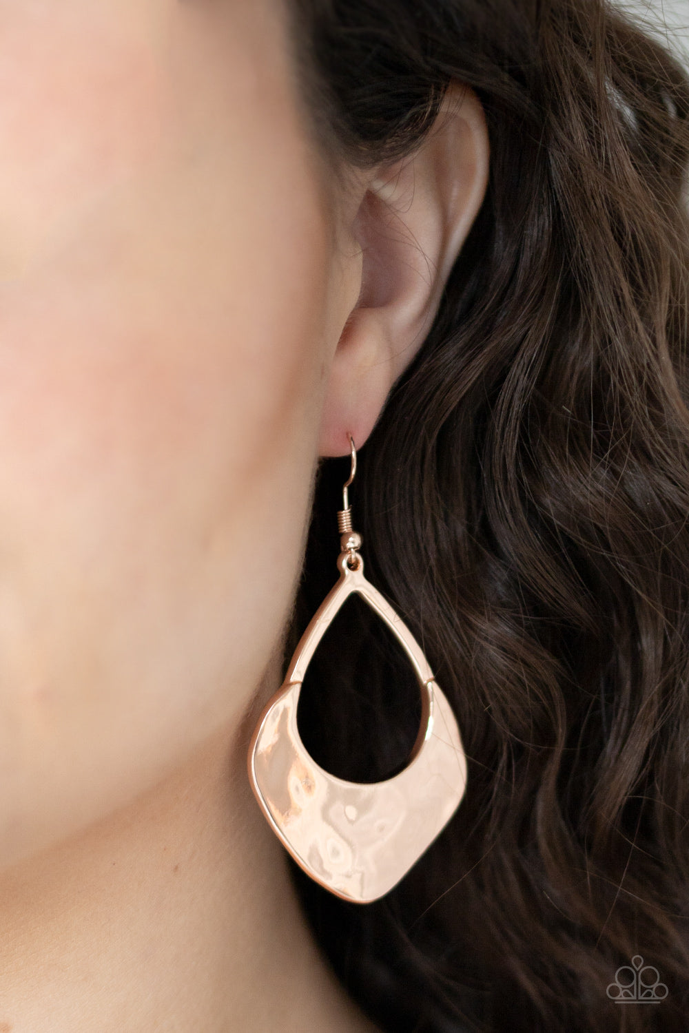 Dig Your Heels In Rose Gold Earrings Paparazzi Accessories