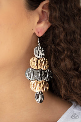 Uptown Edge  - Multi Earring Paparazzi Accessories