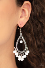 Load image into Gallery viewer, Positively Prismatic White Earring Paparazzi Accessories