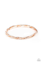 Load image into Gallery viewer, Glitzy Gleam Rose Gold Bracelet Paparazzi Accessories