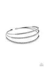 Load image into Gallery viewer, Iridescently Infatuated Black Cuff Bracelet Paparazzi Accessories