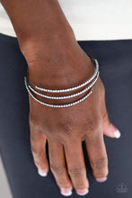 Load image into Gallery viewer, Iridescently Infatuated Black Cuff Bracelet Paparazzi Accessories