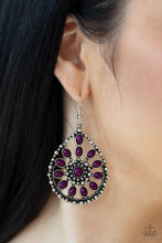 Load image into Gallery viewer, Free To Roam - Purple Earring Paparazzi Accessories