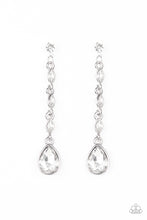 Load image into Gallery viewer, Must Love Diamonds White Earring Paparazzi Accessories
