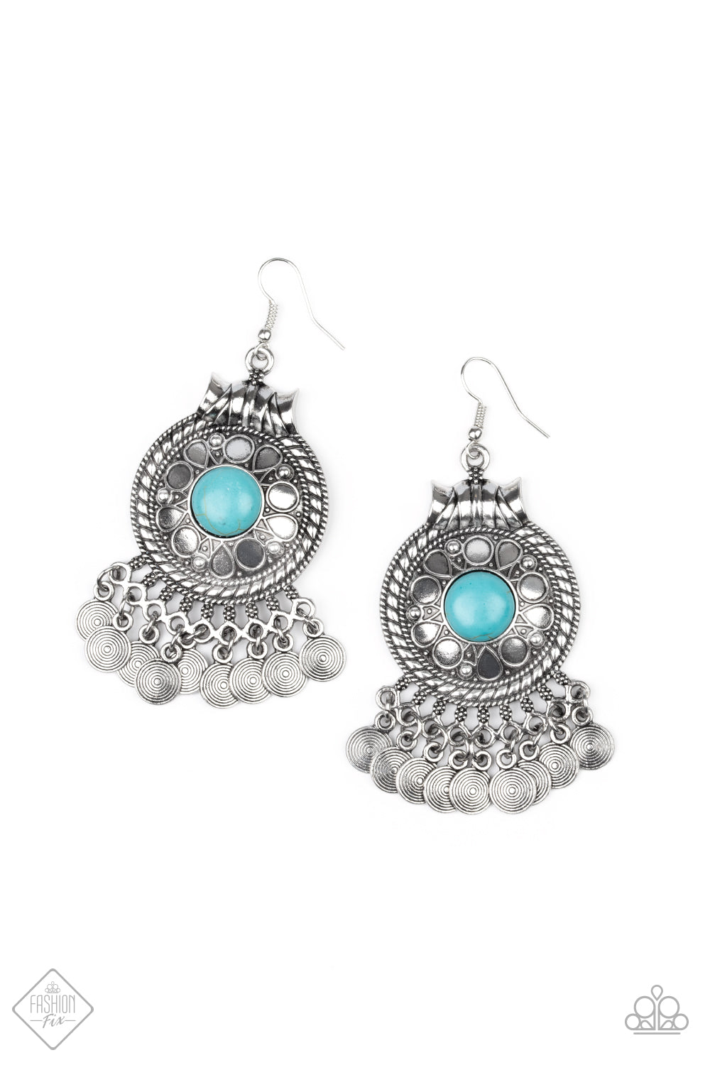 Rural Rhythm Blue Earring Paparazzi Accessories