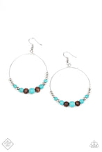 Load image into Gallery viewer, Serenely Southwestern Blue Earing Paparazzi Accessories