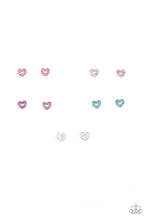 Load image into Gallery viewer, Glitter Heart Starlet Shimmer Earring Paparazzi Accessories