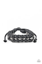 Load image into Gallery viewer, Motor Pool Black Urban Bracelet Paparazzi Accessories
