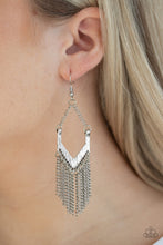 Load image into Gallery viewer, Unchained Fashion Silver Earring Paparazzi Accessories