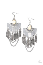 Load image into Gallery viewer, Sure Thing Chief White Earring Paparazzi Accessories