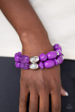 Load image into Gallery viewer, Fruity Flavor Purple Bracelet Paparazzi Accessories