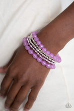 Load image into Gallery viewer, Sugary Sweet Purple Bracelet Paparazzi Accessories