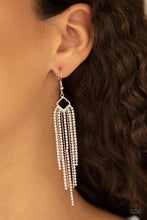 Load image into Gallery viewer, Singing in the REIGN White Earrings Paparazzi Accessories