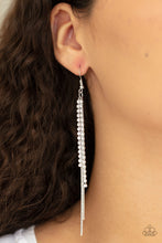 Load image into Gallery viewer, Reign Check White Earring Paparazzi Accessories
