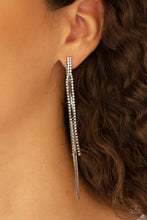 Load image into Gallery viewer, Flavor Of The Sleek Black Earring Paparazzi Accessories
