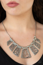 Load image into Gallery viewer, Vintage Vineyard Silver Necklace Paparazzi Accessories