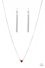 Load image into Gallery viewer, Heartbeat Bling Red Necklace Paparazzi Accessories