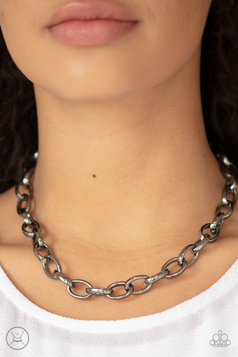 Urban Uplink Black Choker Necklace Paparazzi Accessories