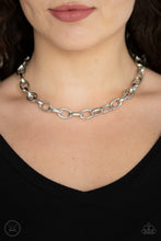 Load image into Gallery viewer, Urban Uplink Silver Choker Necklace Paparazzi Accessories