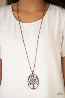 Well Rooted Copper Necklace Paparazzi Accessories