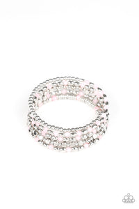 coil,pink,Malibu Mojito Pink Bracelet