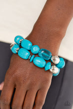 Load image into Gallery viewer, Fruity Flavor Blue Bracelet Paparazzi Accessories