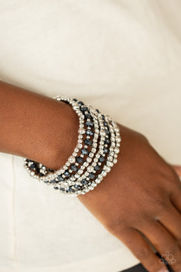 Ice Knowing You Blue Bracelet Paparazzi Accessories