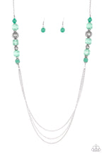 Load image into Gallery viewer, Native New Yorker Green Necklace Paparazzi Accessories