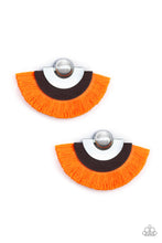 Load image into Gallery viewer, Fan the FLAMBOYANCE - Orange Earring Paparazzi Accessories