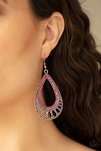 Load image into Gallery viewer, Royal Finesse Pink Earring Paparazzi Accessories