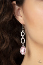 Load image into Gallery viewer, Extra Ice Queen Pink Earrings Paparazzi Accessories