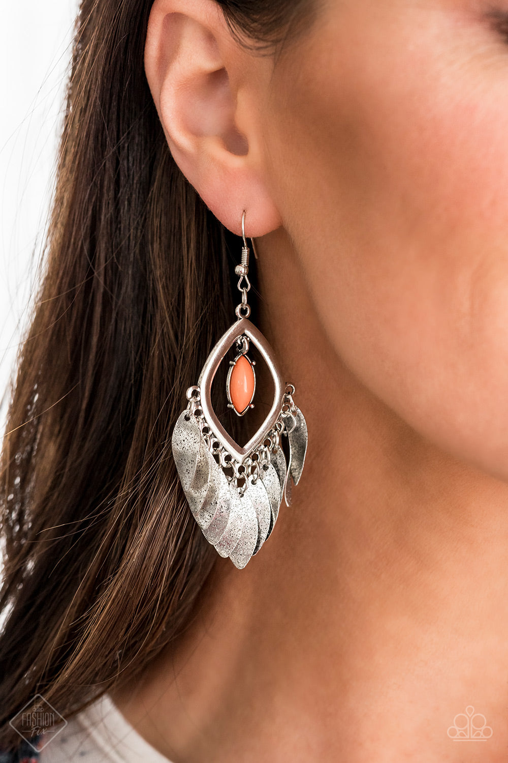 Sunset Soul Orange Earring Paparazzi Accessories