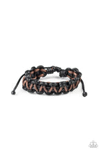 Load image into Gallery viewer, Weave It At That Black Urban Bracelet Paparazzi Accessories