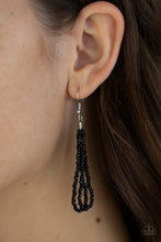 Load image into Gallery viewer, Congo Colada Black Seed Bead Necklace Paparazzi Accessories