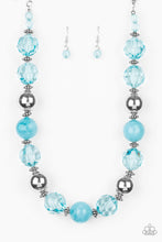 Load image into Gallery viewer, Very Voluminous Blue Necklace Paparazzi Accessories