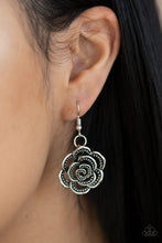 Load image into Gallery viewer, Garden Rose Silver Lanyard Paparazzi Accessories