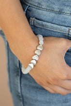 Load image into Gallery viewer, Heart-Melting Glow White Bracelet Paparazzi Accessories