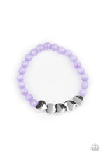 Load image into Gallery viewer, Heart-Melting Glow Purple Bracelet Paparazzi Accessories