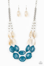 Load image into Gallery viewer, Seacoast Sunset Blue Necklace Paparazzi Accessories