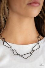 Load image into Gallery viewer, Shattering Records Black Necklace Paparazzi Accessories
