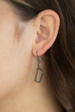 Load image into Gallery viewer, Shattering Records Black Necklace Paparazzi Accessories