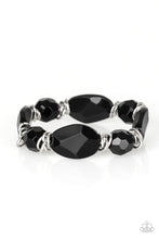 Load image into Gallery viewer, Savor The Flavor - Black Stretchy Bracelet Paparazzi Accessories